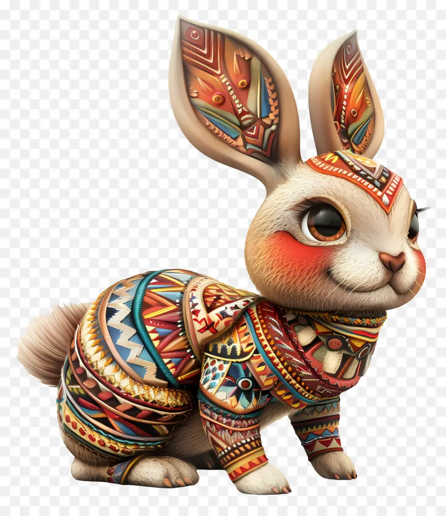 Lapin Mignon，Lapin Coloré PNG