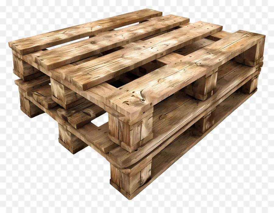 Les Palettes En Bois，Pile PNG