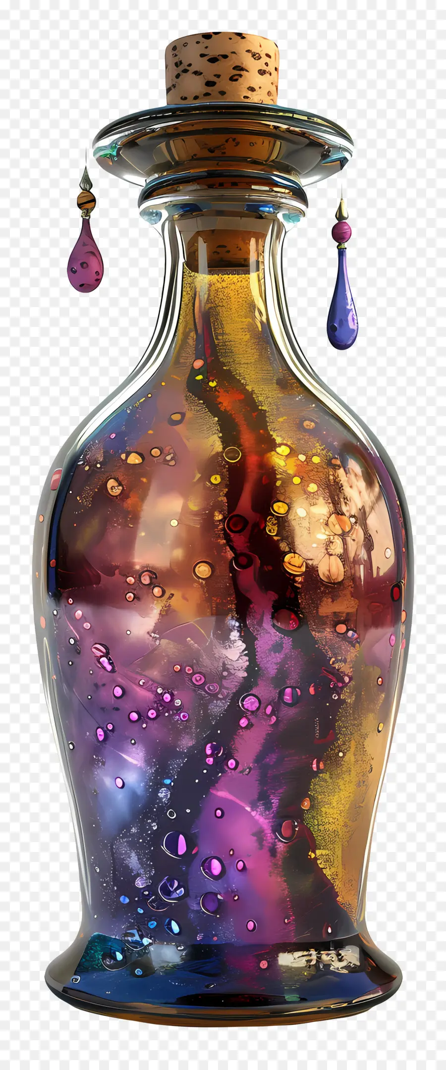 Bouteille De Potions，Bouteille Colorée PNG