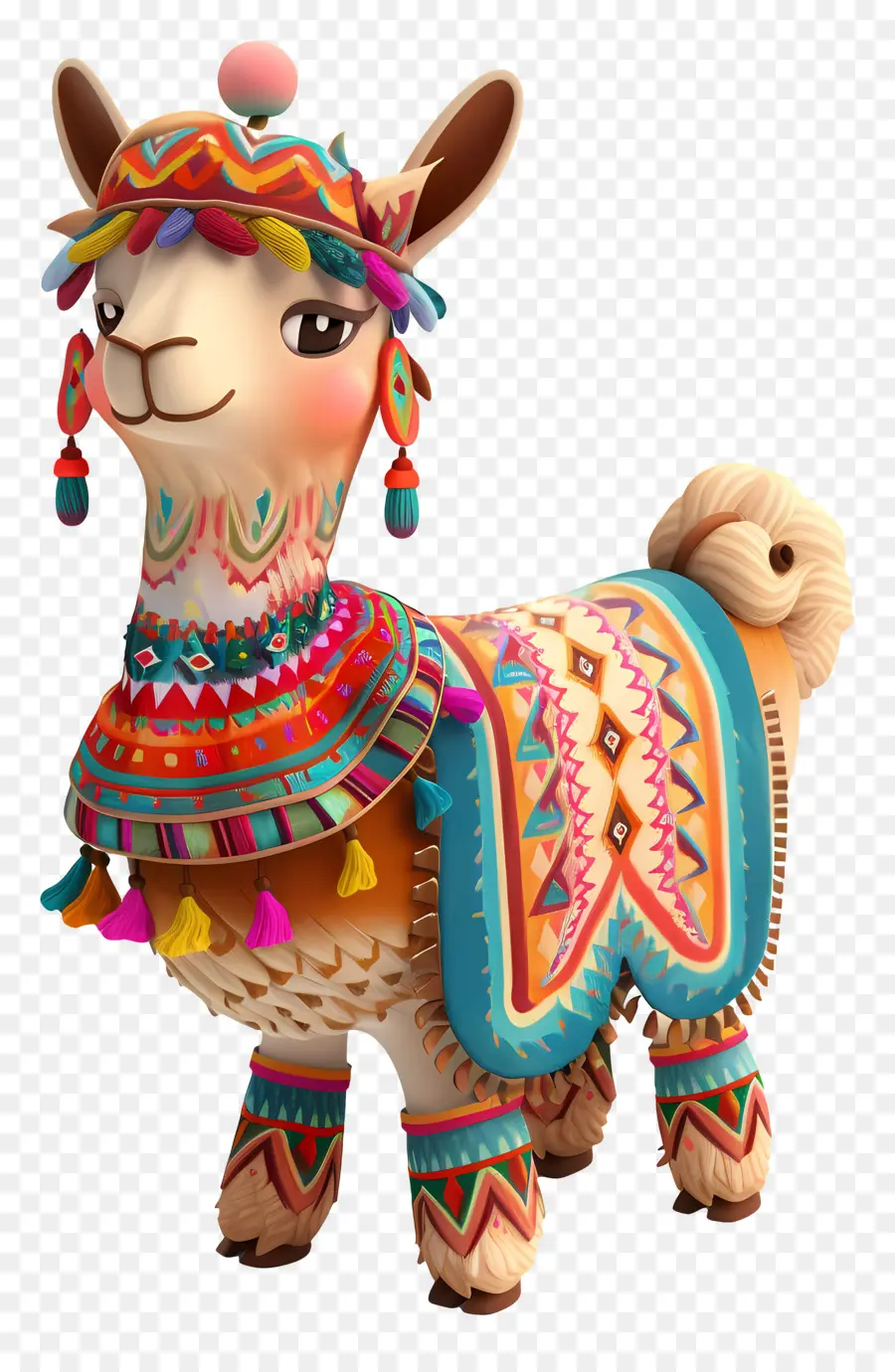 Lama Mignon，Lama Coloré PNG