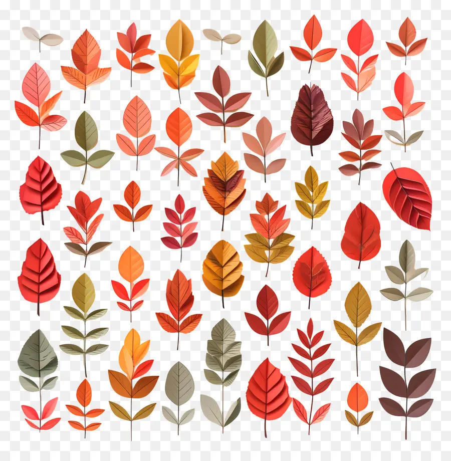 Feuilles D'automne，Automne PNG