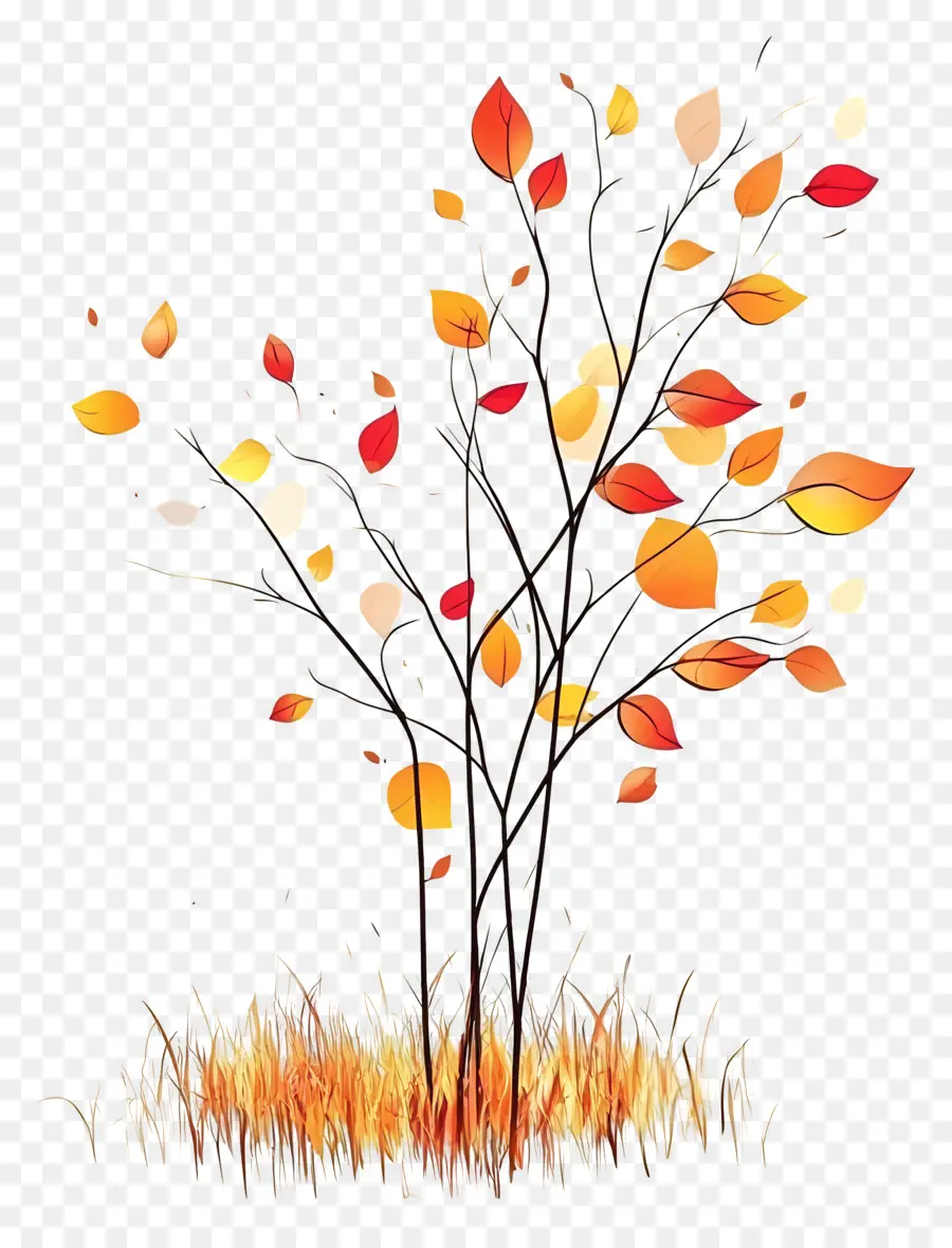 L'automne Commence，Feuilles D'automne PNG