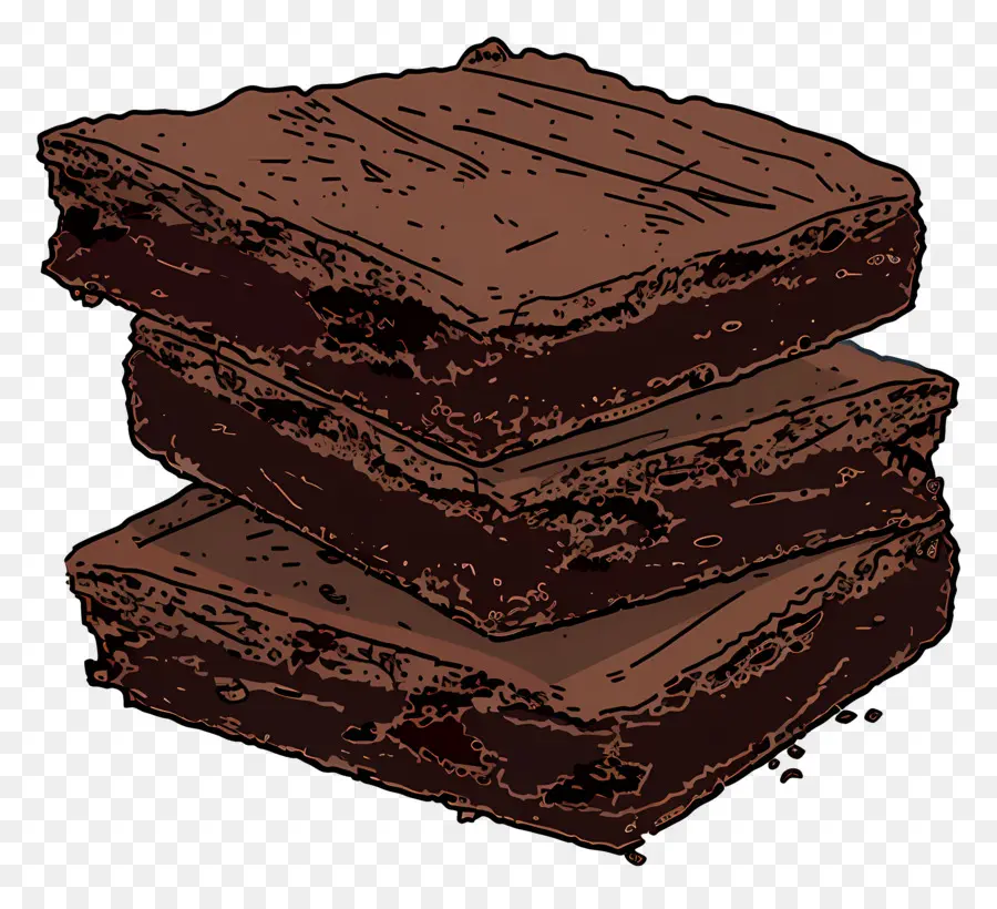 Brownies，Chocolat PNG