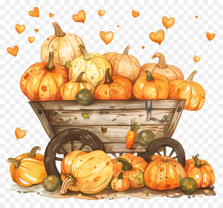 Citrouilles，Panier Citrouille PNG