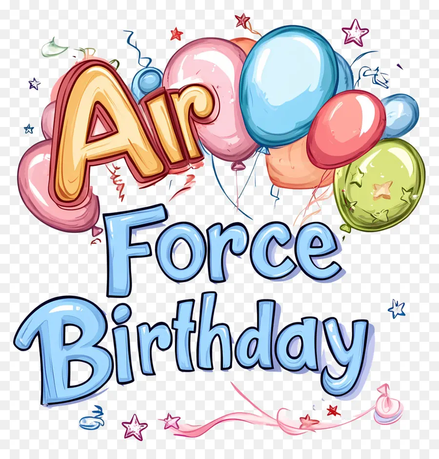 Anniversaire De L'armée De L'air，Texte PNG