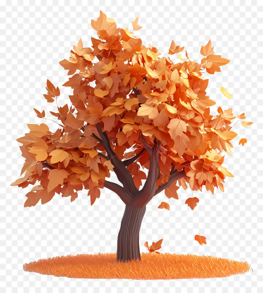 L'automne Commence，Arbre D'automne PNG