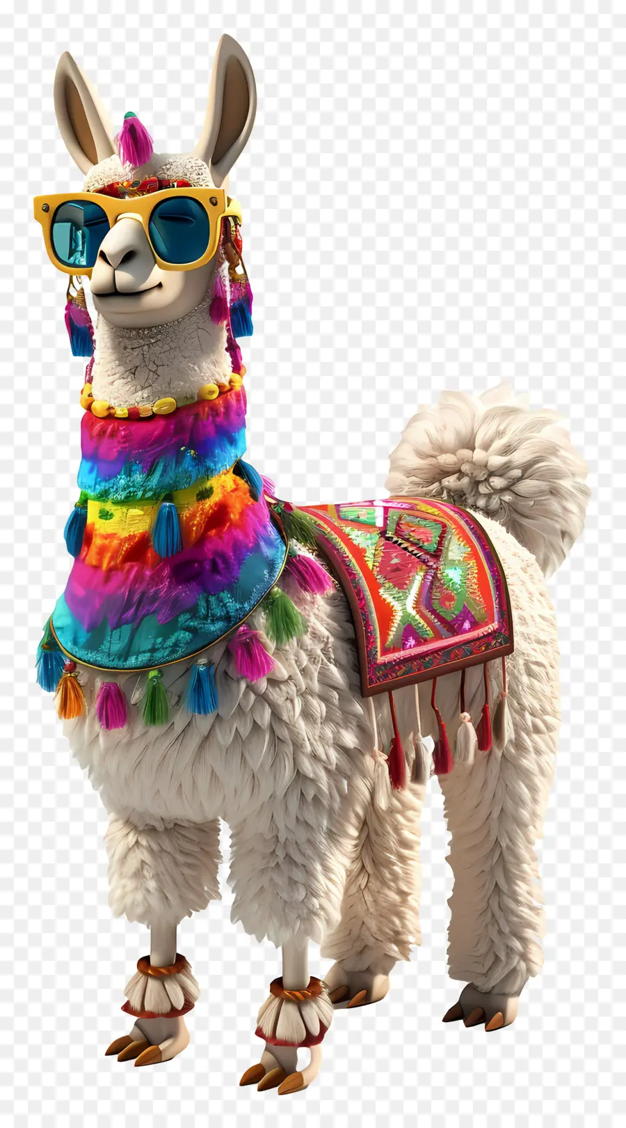 Lama Mignon，Lama Coloré PNG