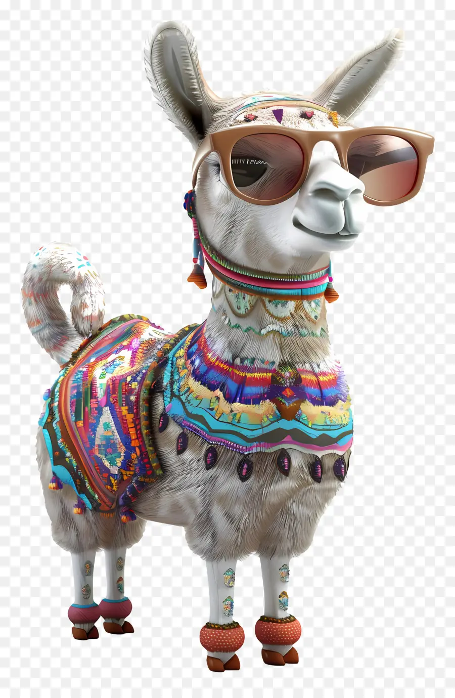 Lama Mignon，Lama Coloré PNG