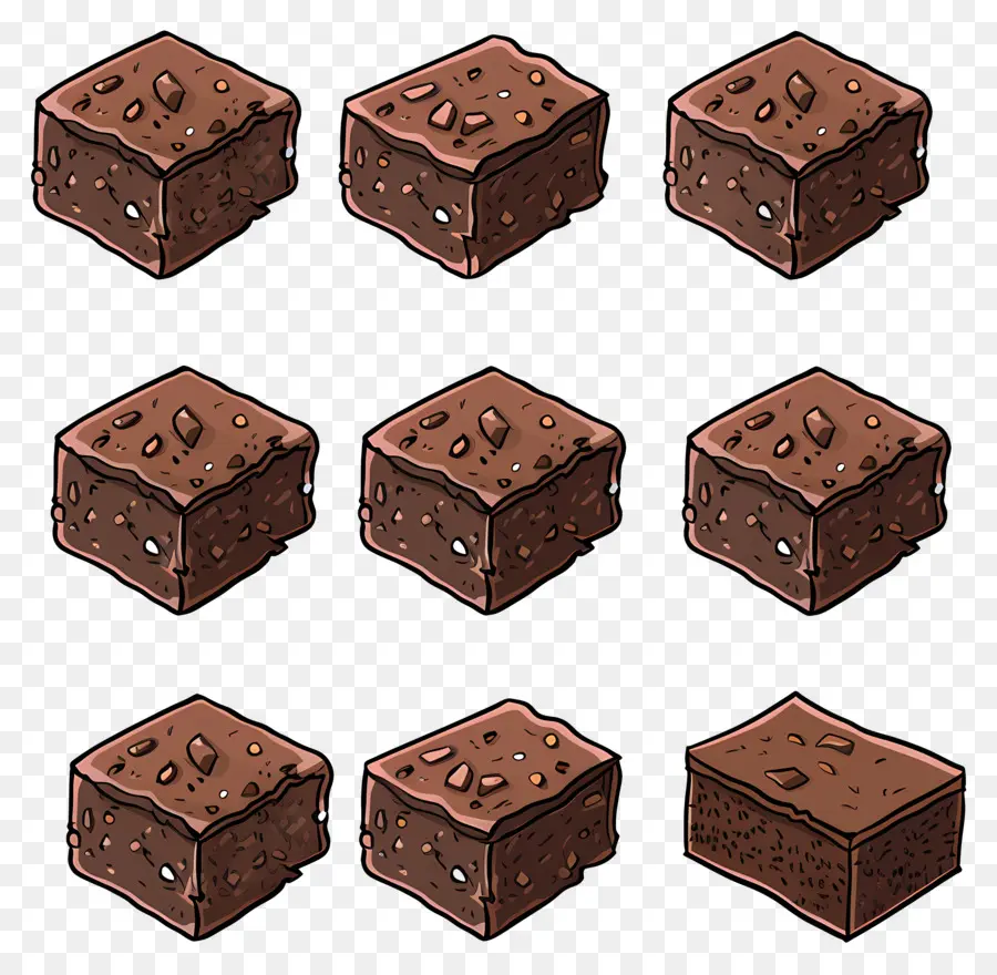 Brownies，Chocolat PNG