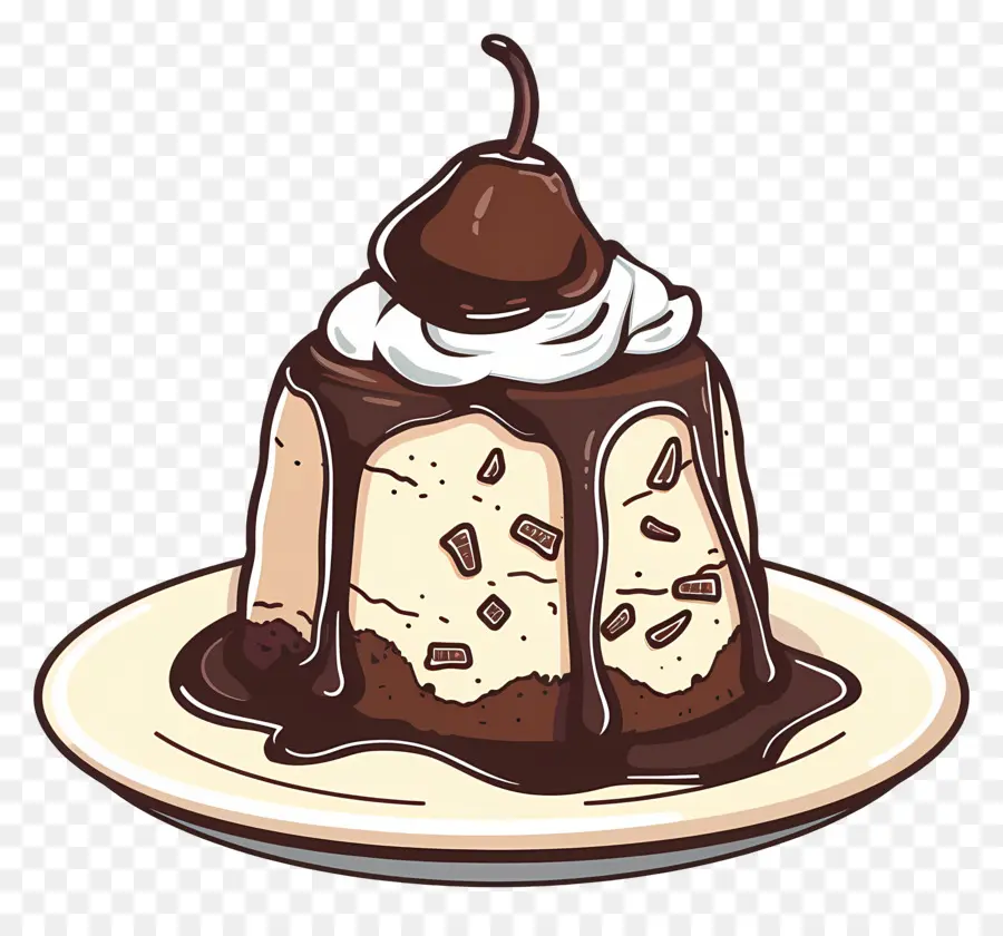 Dessert Au Chocolat，Dessert PNG