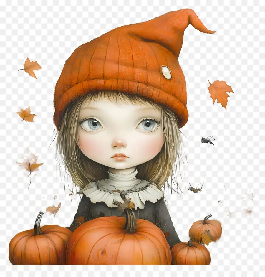 L'automne Commence，Fille PNG