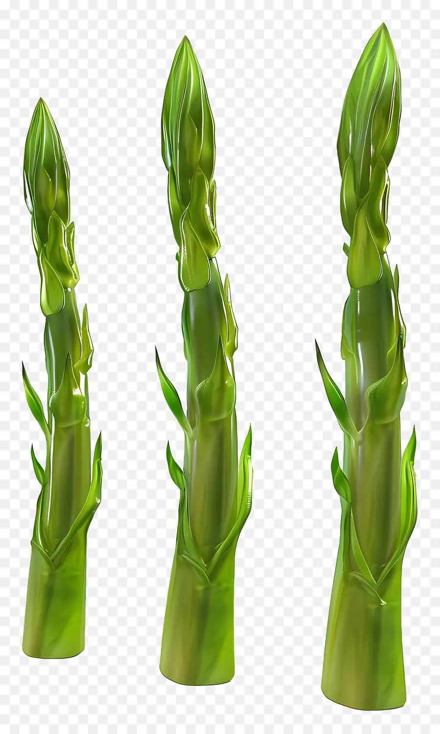 Asperges Vertes，Les Tiges PNG