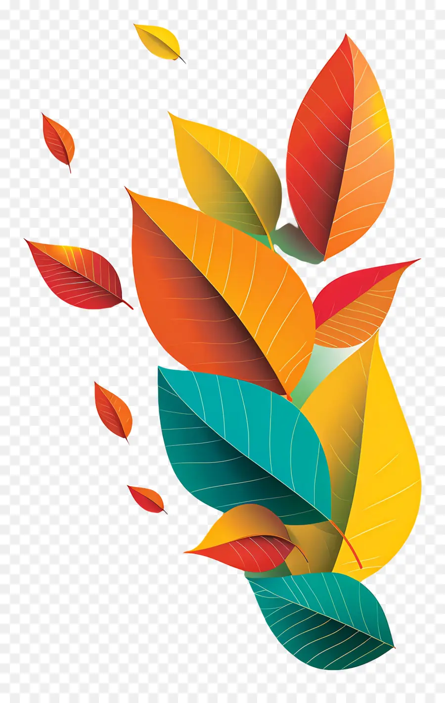 Les Feuilles De L'automne，Feuilles PNG