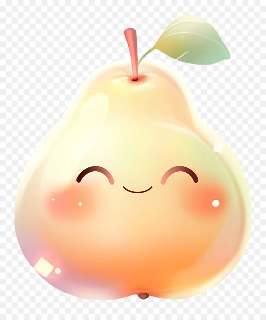 Poire De Dessin Animé，Poire Mignonne PNG