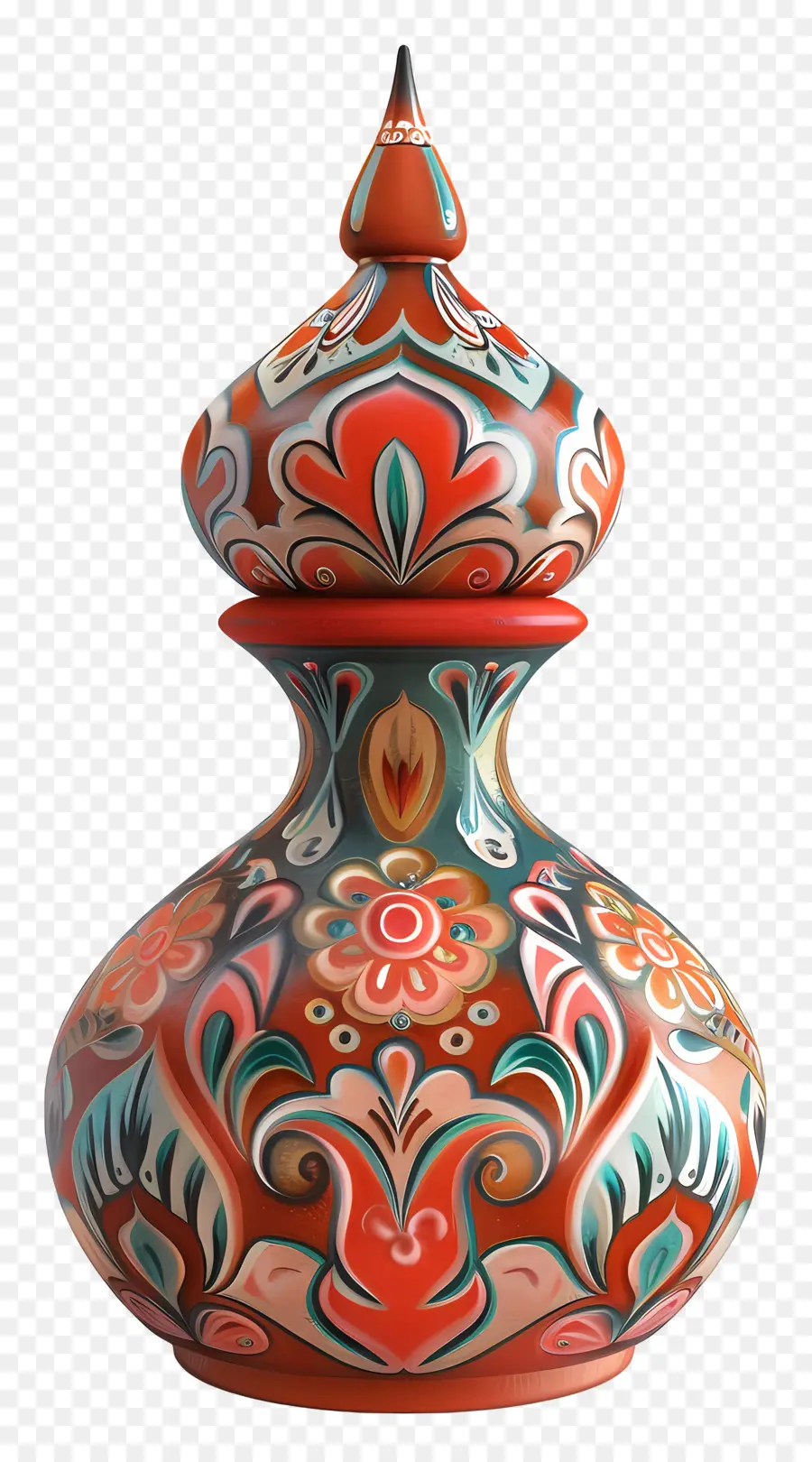 Vase Traditionnel，Vase Coloré PNG