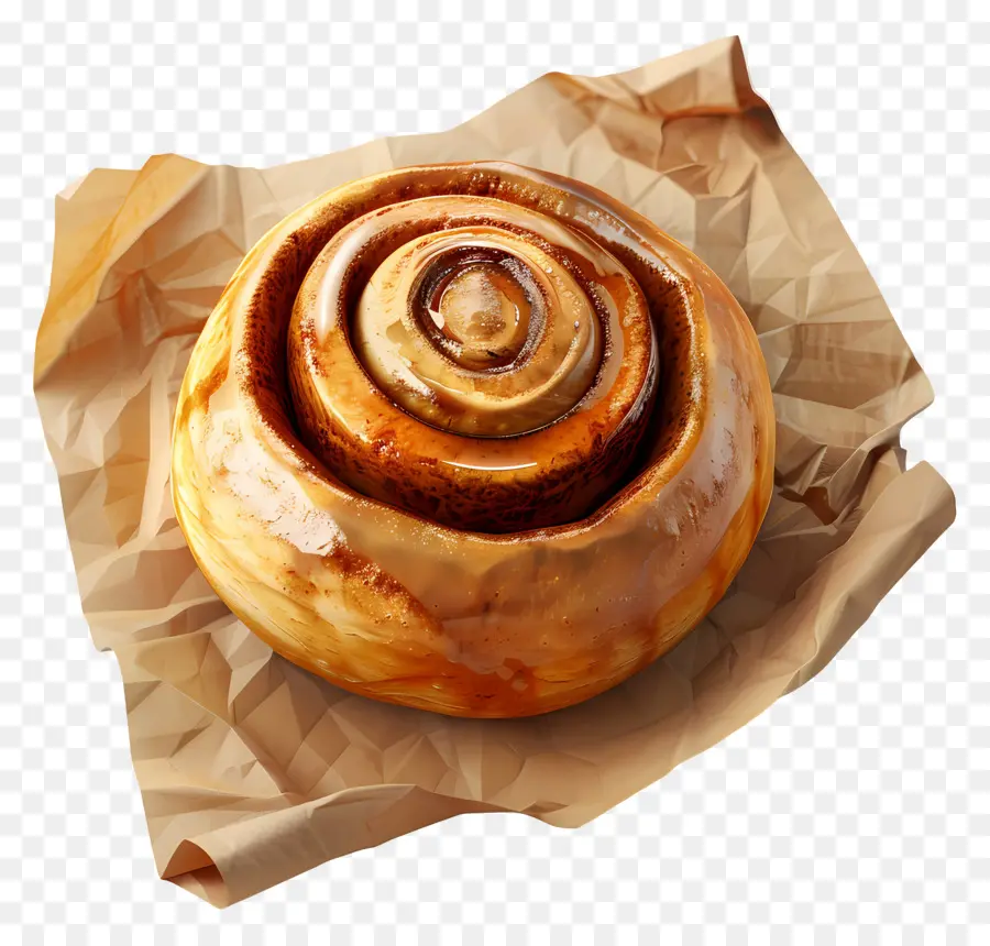 Petit Pain à La Cannelle，Rouleau à La Cannelle PNG