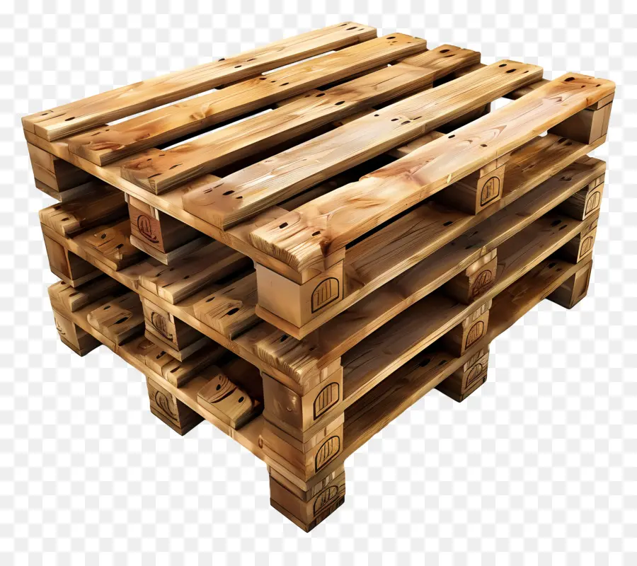 Palettes En Bois，Empiler PNG