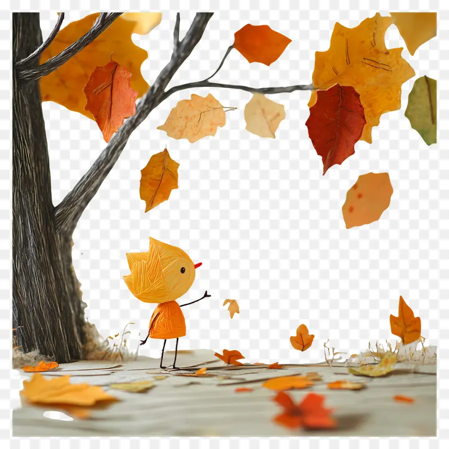 L'automne Commence，Feuilles D'automne PNG