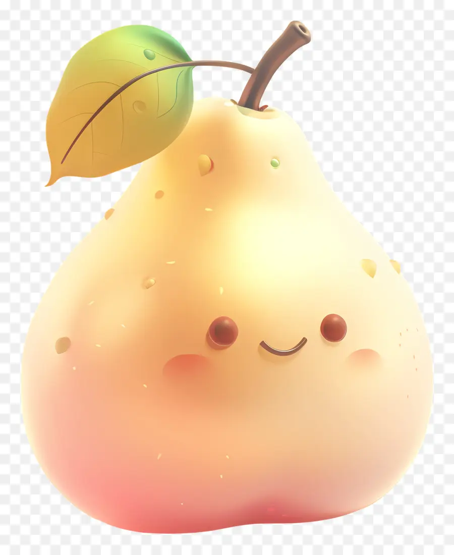 Poire De Dessin Animé，Poire Mignonne PNG