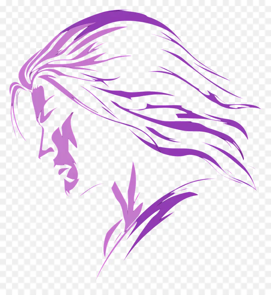 Violet，Silhouette Violette PNG