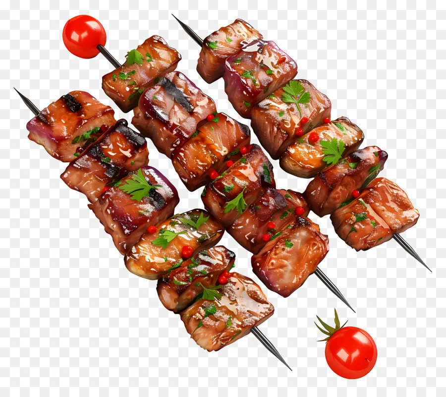 Brochettes De Viande，Brochettes De Viande Grillée PNG