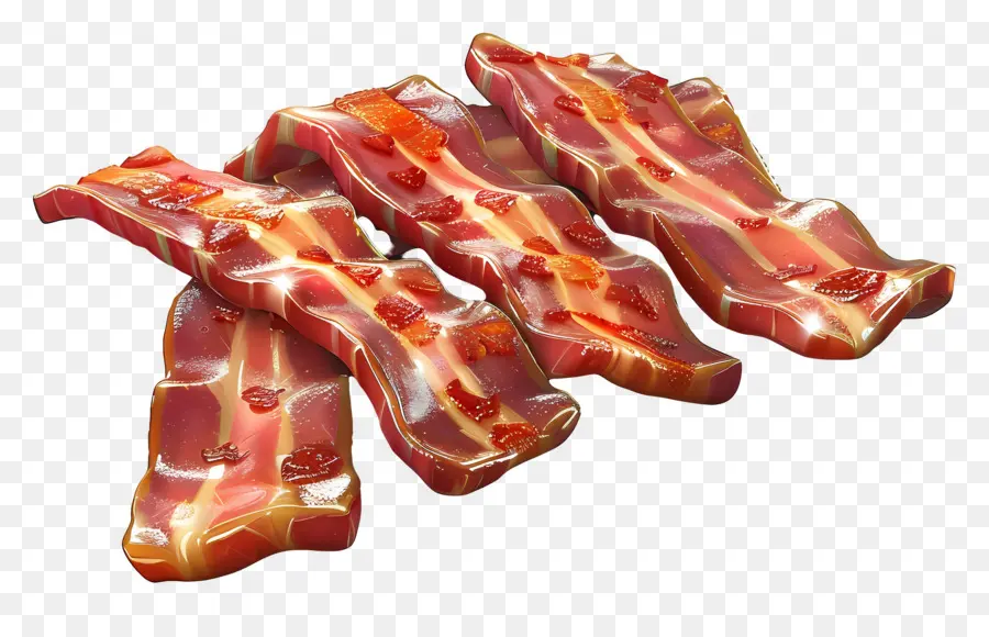 Lanières De Bacon，Viande PNG