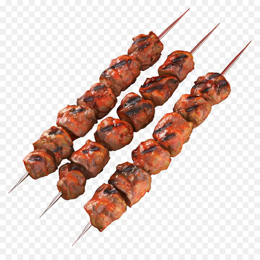 Brochettes De Viande，Viande Grillée PNG