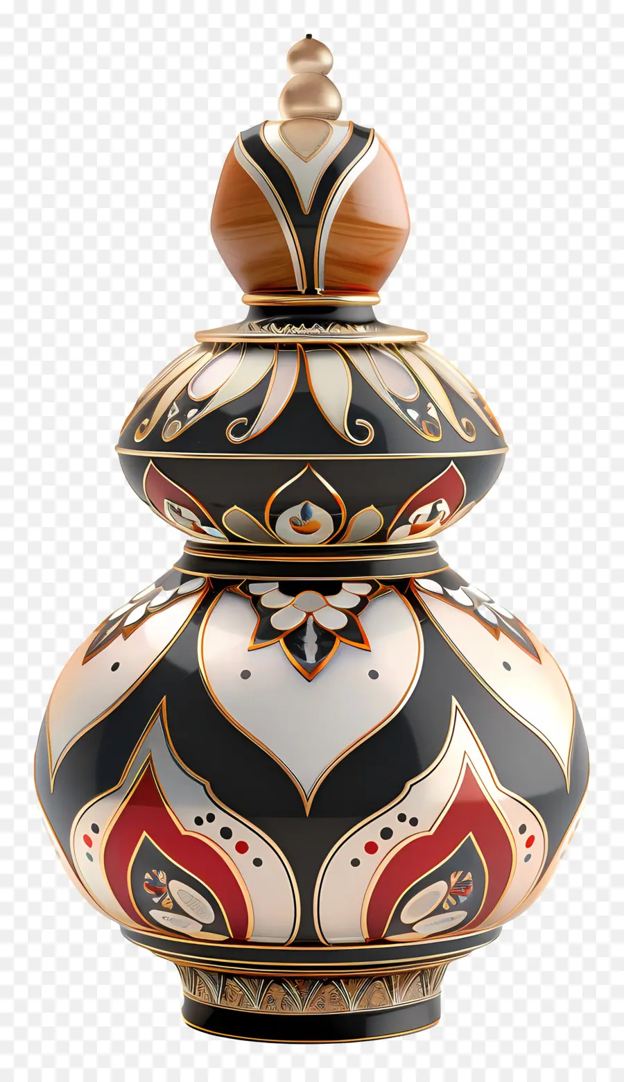 Vase Traditionnel，Vase Coloré PNG