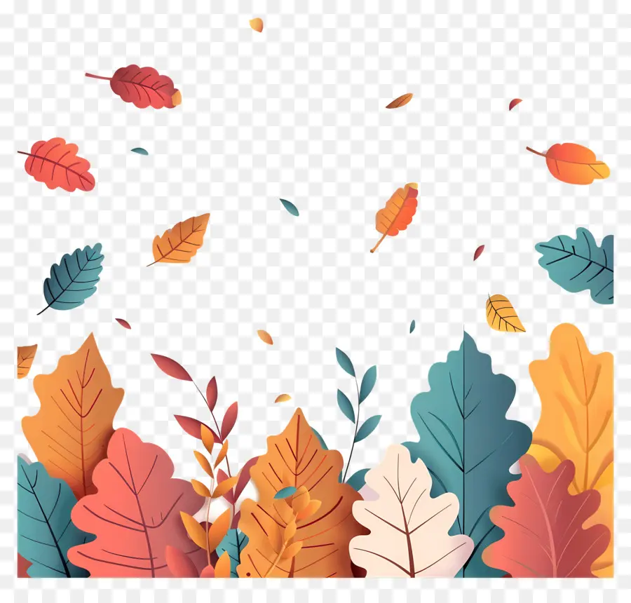 Les Feuilles De L'automne，L'automne PNG