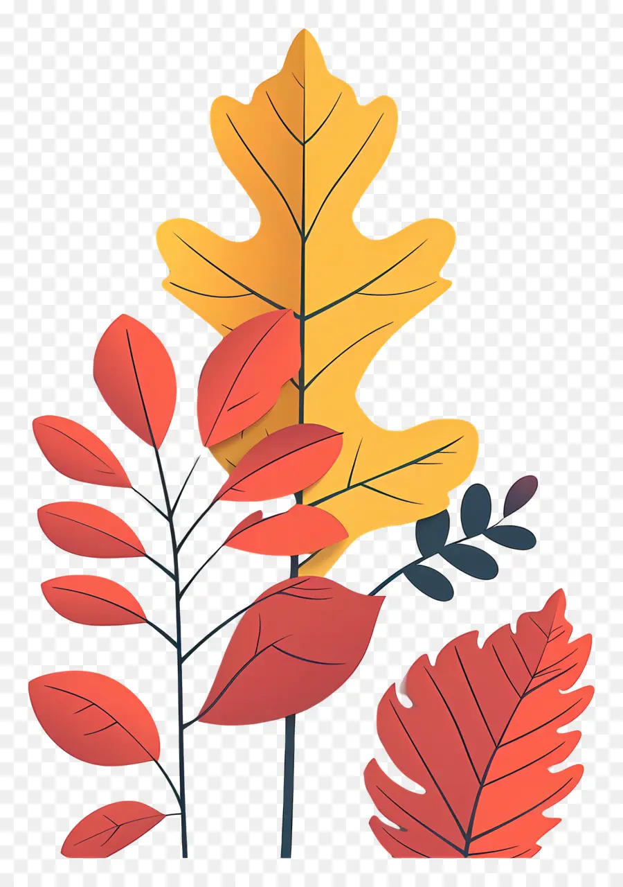 Feuilles D'automne，Automne PNG