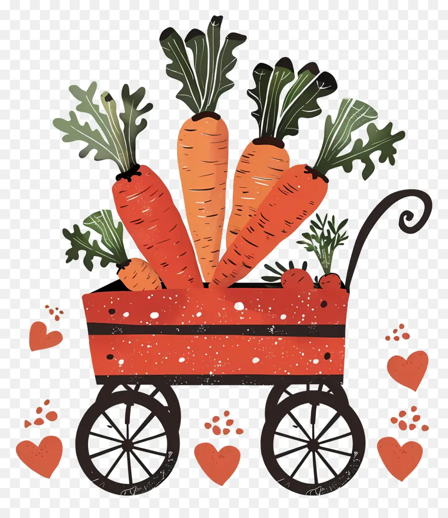 Carottes，Carottes Dans Le Wagon PNG