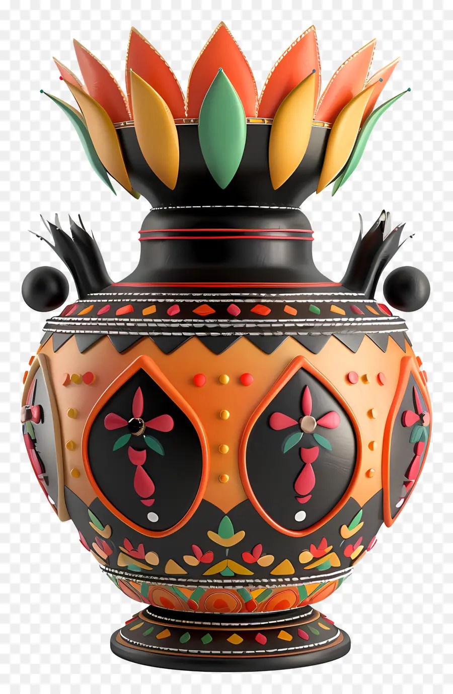 Kalash，Vase Décoratif PNG