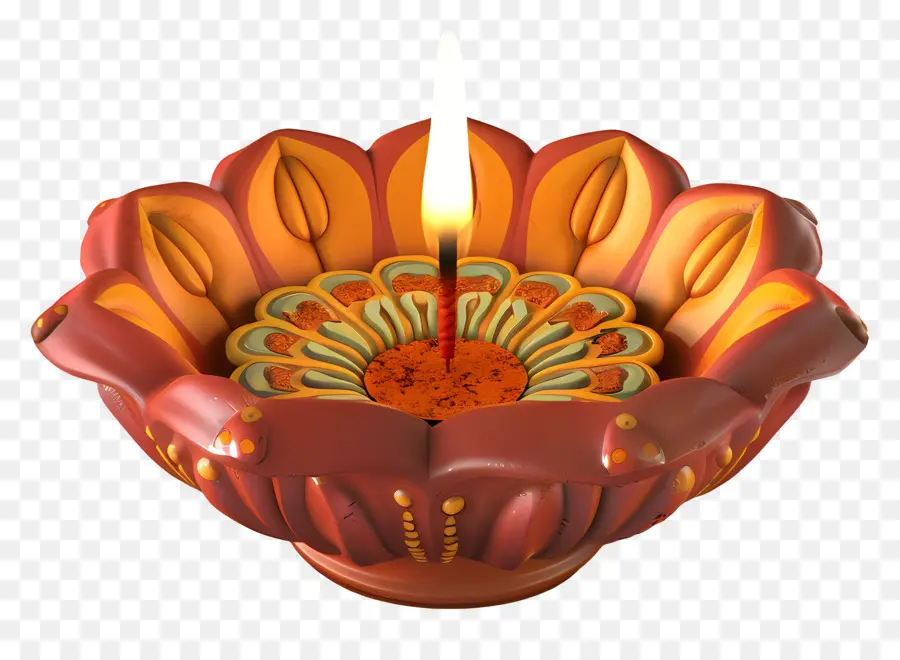 Diwali Diya，Lampe Diya PNG