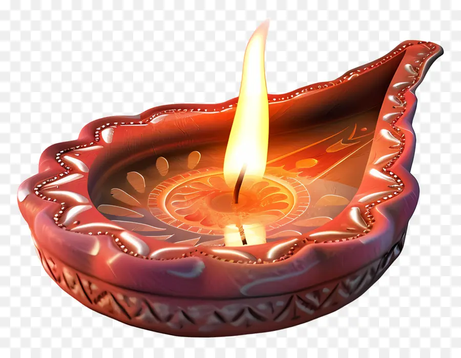 Diwali Diya，Lampe Décorative PNG