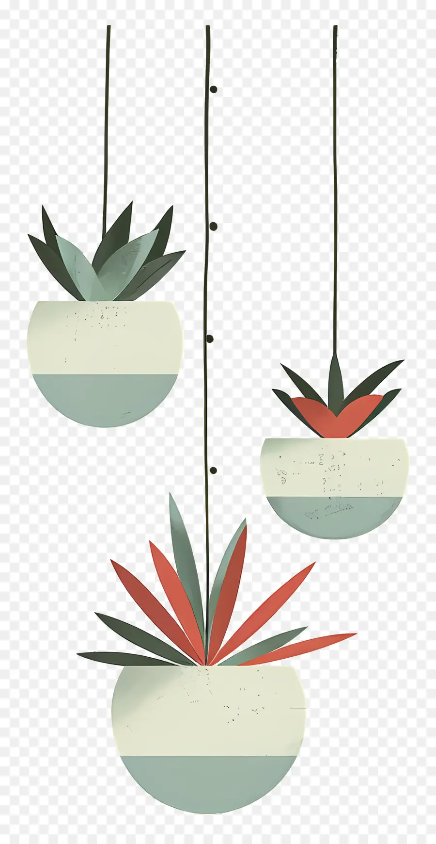 Plantes En Pot Suspendues，Plantes Suspendues PNG