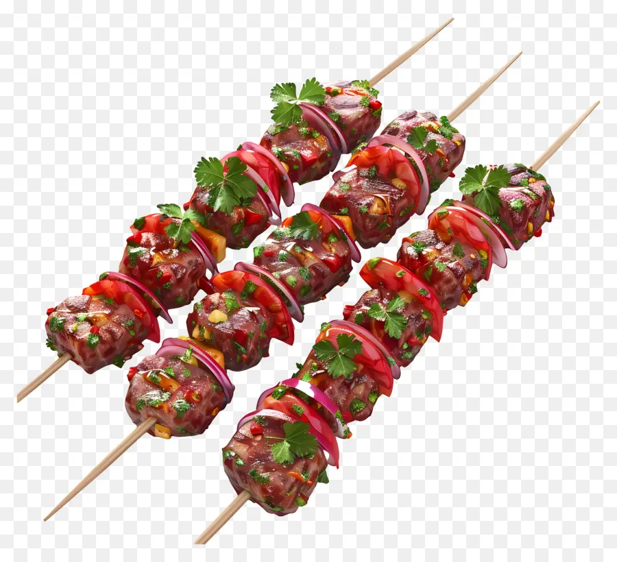 Brochettes De Viande，Brochettes De Viande Grillée PNG