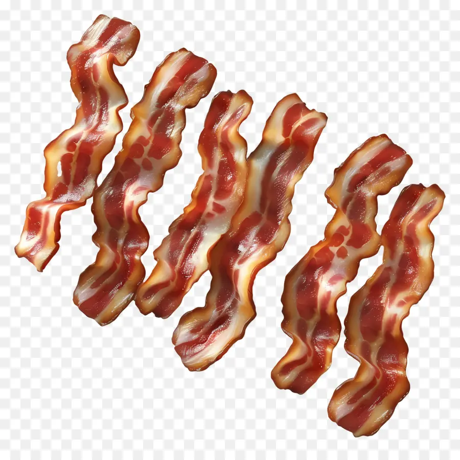 Lanières De Bacon，Lard PNG