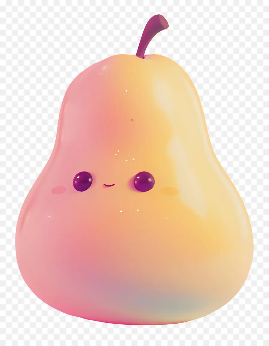 Poire De Dessin Animé，Poire Mignonne PNG