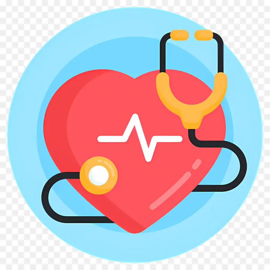 Coeur De Stéthoscope，Coeur Avec Stéthoscope PNG