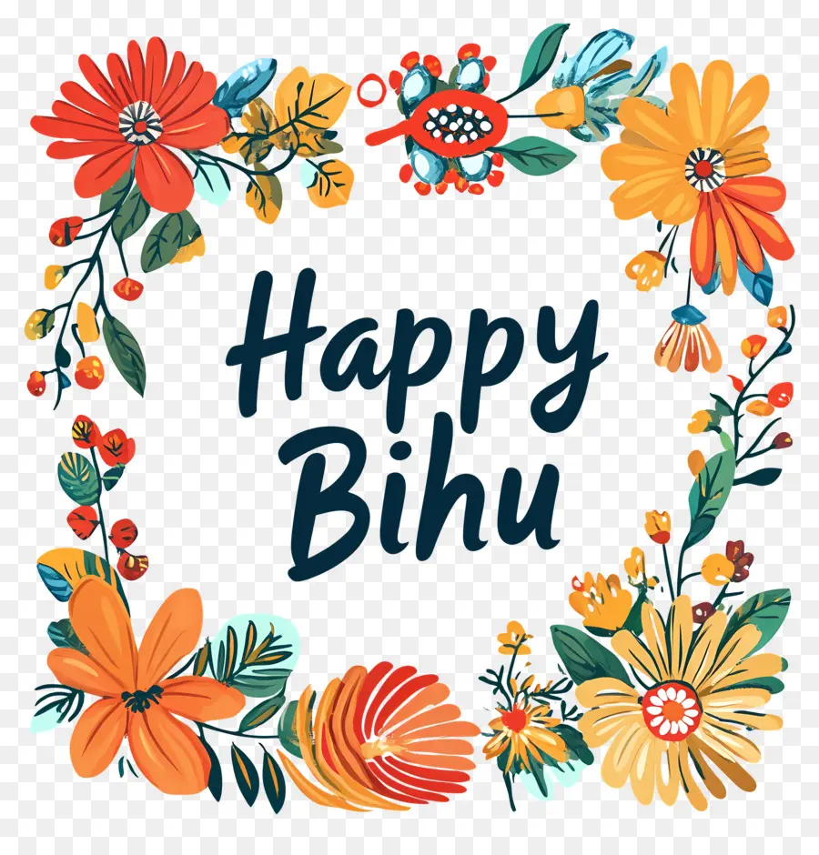 Joyeux Bihu，Fleurs PNG