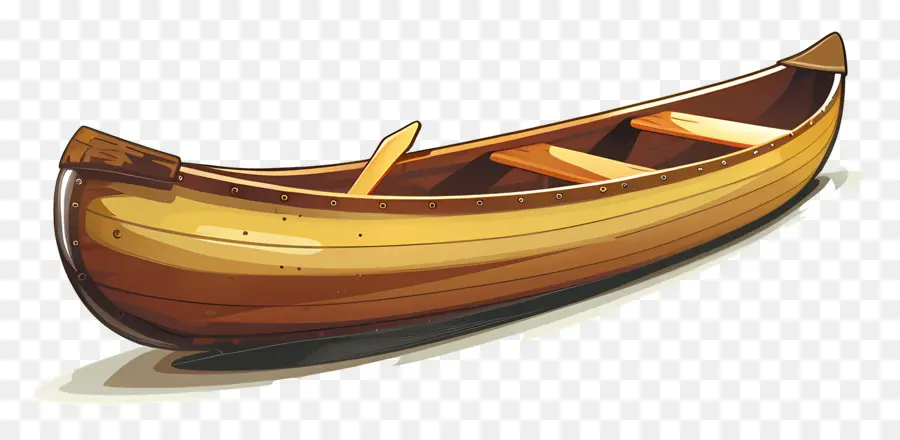 Canoë，Chaloupe En Bois PNG