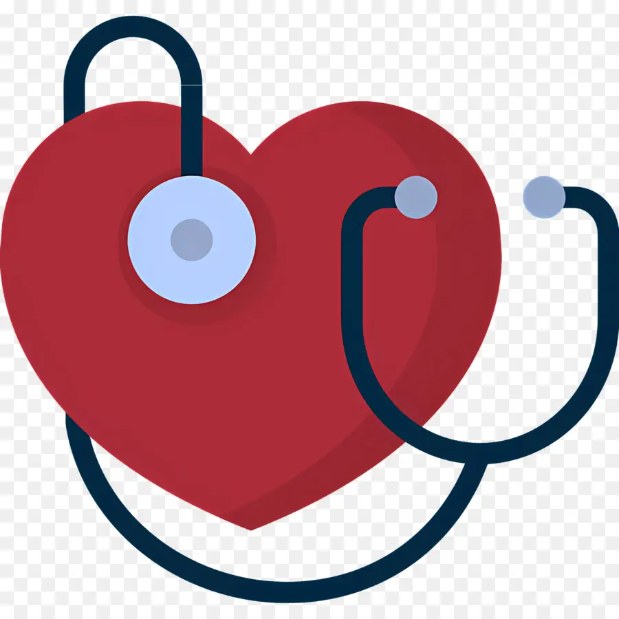 Coeur De Stéthoscope，Coeur Avec Stéthoscope PNG