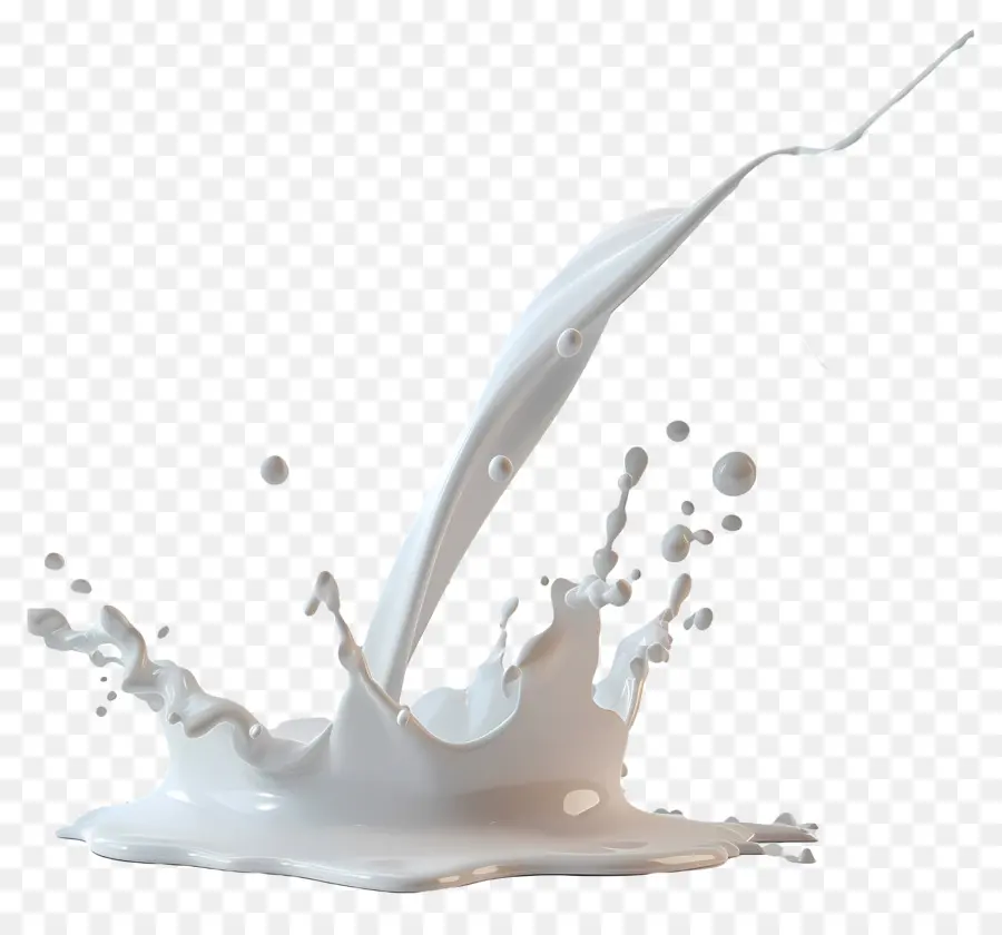 Verser Le Lait，Éclaboussure De Lait PNG