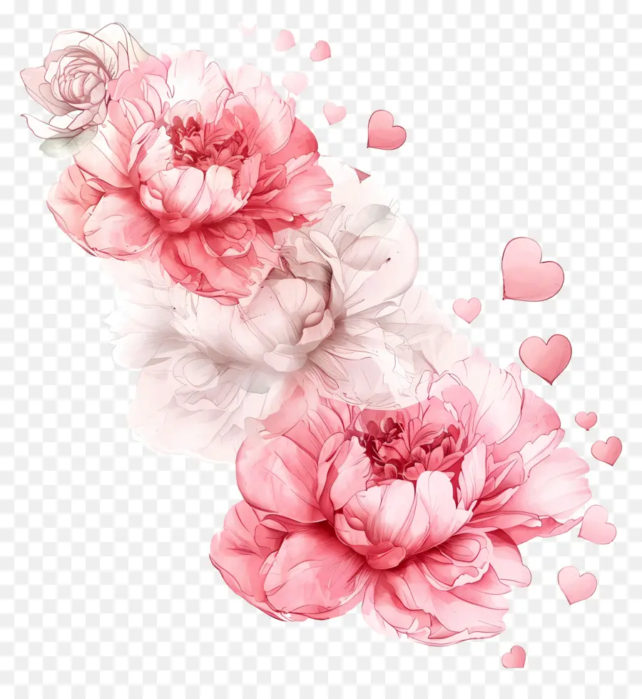 Fleurs De Pivoine，Fleurs PNG