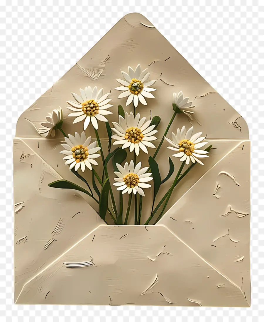 Enveloppe De Marguerites，Enveloppe De Marguerite PNG