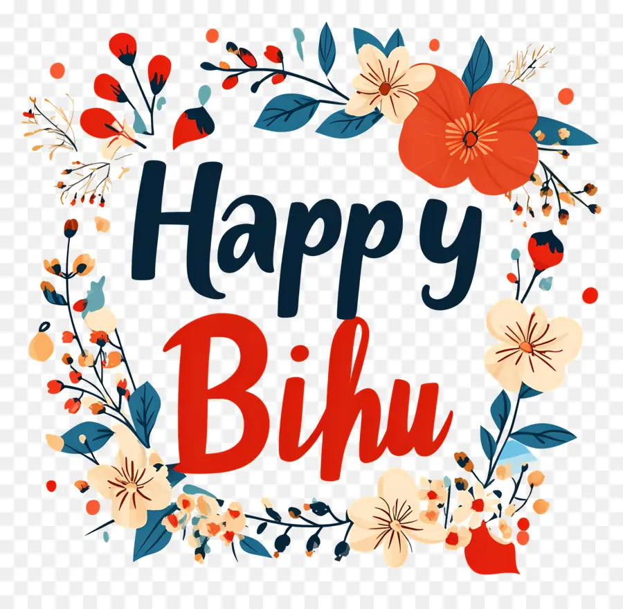 Joyeux Bihu，Fleurs PNG