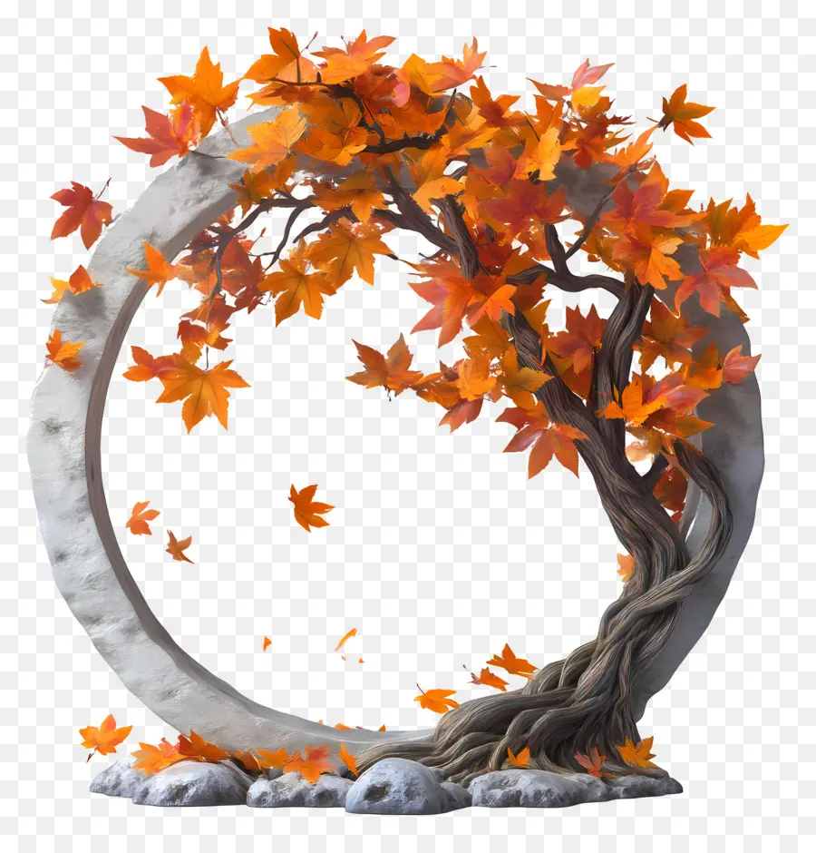 L'automne Commence，Arbre D'automne PNG