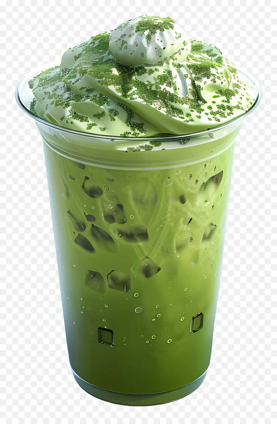 Boisson Au Matcha，Boisson Verte PNG