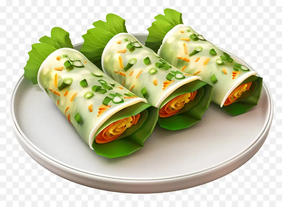 Rouleaux De Printemps，Rouleaux PNG