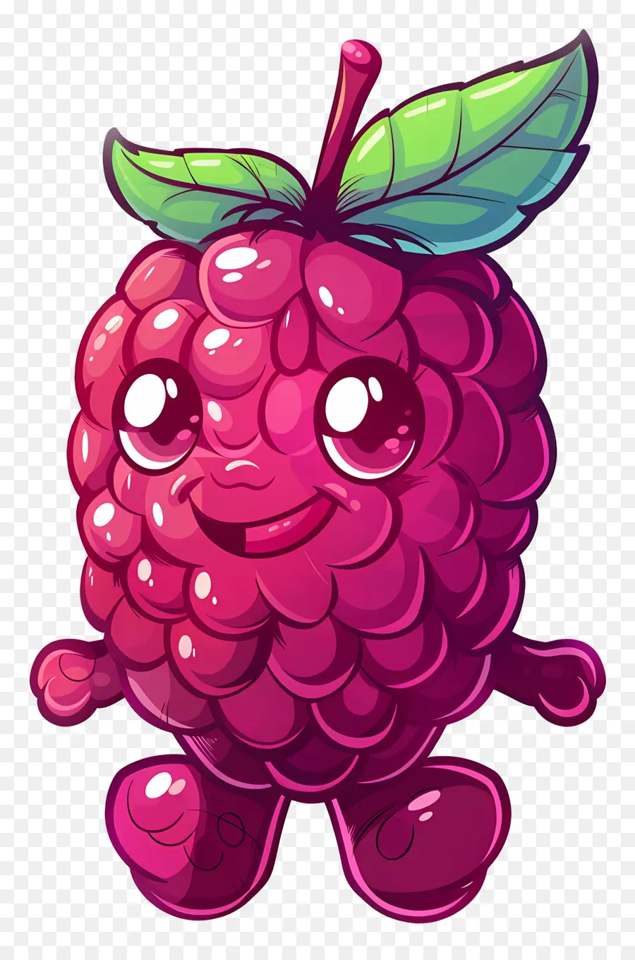 Framboise De Dessin Animé，Caractère De Baie PNG